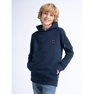 Petrol Industries  Comfortabele Hoodie Harbor - Jongens - Blauw - 140