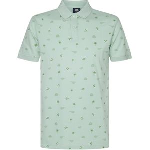 Petrol Industries - All-over Print Polo Outer Banks - Groen - XXXL - Poloshirts