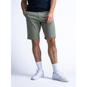 Petrol Industries - Chino Short met Riem Breezeify - Grijs - M - Chino korte broeken