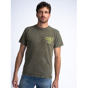 Petrol Industries  Artwork T-shirt Roamer - heren - Groen - XL