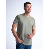 Petrol Industries - Logo T-shirt Heatwave - Grijs - S - T-shirts met korte mouwen