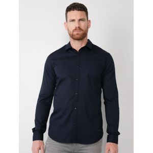 Petrol Industries - Essential Overhemd - Zwart - S - Overhemd met lange mouwen