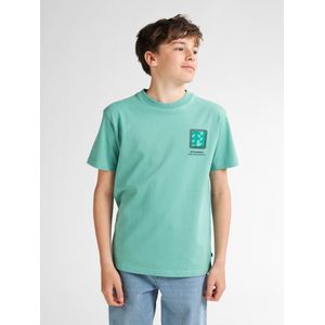 Petrol Industries - Logo T-shirt Rockies - Blauw - 140 - T-shirts met korte mouwen