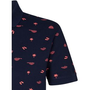 Petrol Industries - All-over Print Polo Outer Banks - Zwart - XL - Poloshirts