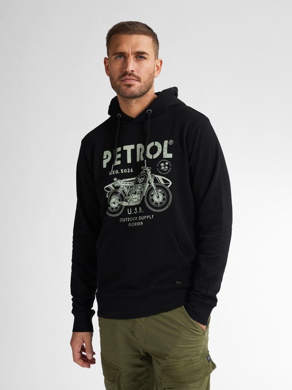 Petrol Industries - Artwork Hoodie Palmcove - Zwart - M - Hoodies