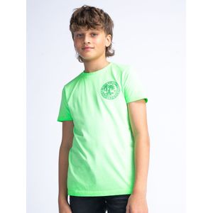 Petrol Industries - Artwork T-shirt Pismo Beach - Groen - 164 - T-shirts met korte mouwen