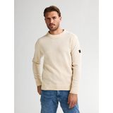 Petrol Industries - Gebreide Trui Antigo - Geel - XL - Truien