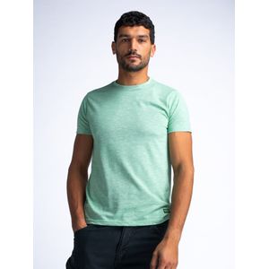 Petrol Industries - Effen T-shirt Palmora - Groen - L - T-shirts met korte mouwen