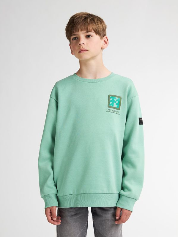 Petrol Industries - Pocono - Sweater - Blauw - Relaxed Fit