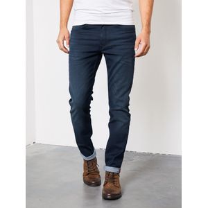 Petrol Industries - Seaham Coated Slim Fit Jeans - Blauw - W28/L34 - Slim Fit Spijkerbroeken