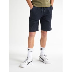 Petrol Industries - Chino Short met Trekkoord Marco - Zwart - 128 - Chino broeken