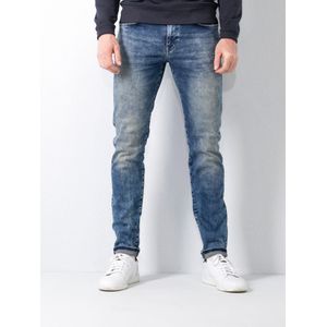 Petrol Industries - Seaham Slim Fit Jeans - Blauw - W28/L34 - Slim Fit Spijkerbroeken