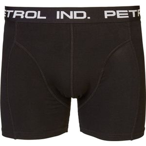 Petrol Industries - Boxershorts Effen Petrol Logo - Zwart - XL - Onderbroeken