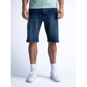 Petrol Industries - Rockwell Carpenter Relaxed Fit Denim Short Haven - Blauw - S - Korte spijkerbroeken