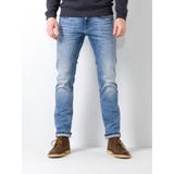 Petrol Industries - Russel Regular Tapered Fit Jeans - Blauw - W34/L36 - Regular Fit Spijkerbroeken