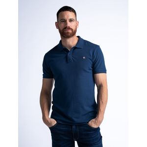 Petrol Industries - Klassieke Polo Tidal - Blauw - XL - Poloshirts