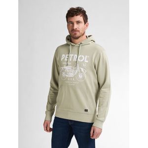 Petrol Industries - Artwork Hoodie Palmcove - Grijs - S - Hoodies