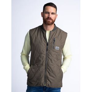 Petrol Industries - Gevoerde Bodywarmer Baja - Bruin - L - Jacks