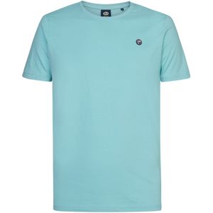 Petrol Industries - Logo T-shirt Seashine - Blauw - M - T-shirts met korte mouwen