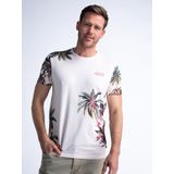 Petrol Industries - Botanical T-shirt Reefquest - Roze - XXL - T-shirts met korte mouwen