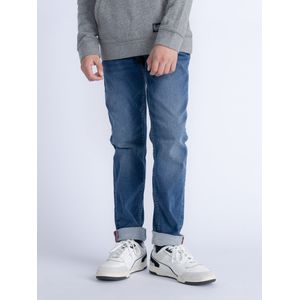 Petrol Industries - Russel Regular Tapered Fit Jeans Blackfoot - Blauw - 104 - Regular Fit Spijkerbroeken