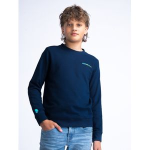 Petrol Industries - Comfortabele Sweater Coveify - Blauw - 116 - Truien