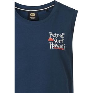 Petrol Industries - Logo Singlet Wanderlust - Blauw - 152 - Hemden