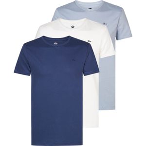 Petrol Industries - 3-pack T-shirts - Parrot/White/Petrol - XS - T-shirts met korte mouwen
