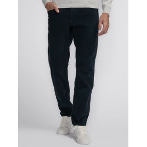 Petrol Industries - Russel Cords Regular Tapered Fit Broek Wrangell - Blauw - W36/L34 - Chino broeken