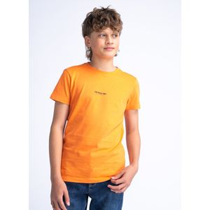 Petrol Industries - Logo T-shirt Tropicrush - Oranje - 128 - T-shirts met korte mouwen
