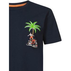 Petrol Industries - Artwork T-shirt Roadwave - Zwart - 164 - T-shirts met korte mouwen