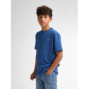 Petrol Industries - Backprint T-shirt Nautical - Blauw - 176 - T-shirts met korte mouwen