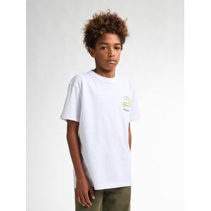 Petrol Industries - Artwork T-shirt Oceancrest - Wit - 164 - T-shirts met korte mouwen