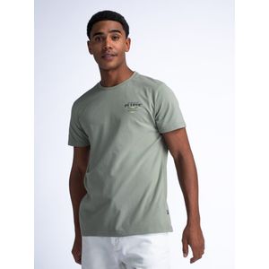 Petrol Industries - Backprint T-shirt Seagrove - Grijs - XS - T-shirts met korte mouwen
