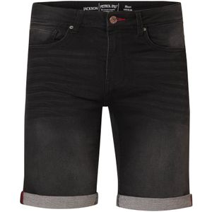Petrol Industries - Jackson Denim Short - Zwart - XXXL - Korte spijkerbroeken