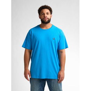 Petrol Industries - Plus Size Logo T-shirt Bahia - Blauw - 6XL - Plus Size