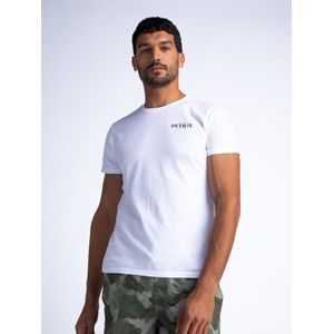 Petrol Industries - Backprint T-shirt Suntide - Wit - M - T-shirts met korte mouwen