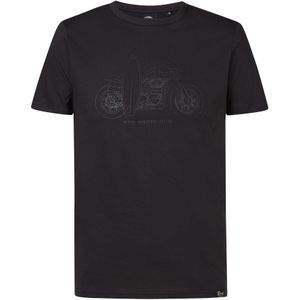 Petrol Industries - Artwork T-shirt Summercliff - Grijs - S - T-shirts met korte mouwen