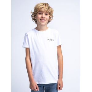 Petrol Industries - Backprint T-shirt Beachdrive - Wit - 128 - T-shirts met korte mouwen