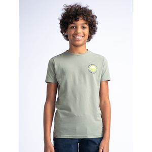 Petrol Industries - Backprint T-shirt Glassy - Grijs - 152 - T-shirts met korte mouwen