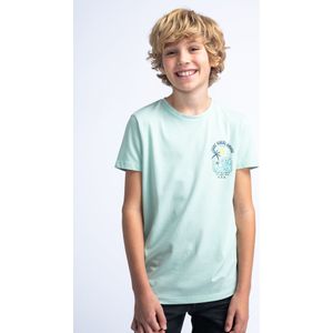 Petrol Industries - Artwork T-shirt Beachy - Groen - 152 - T-shirts met korte mouwen