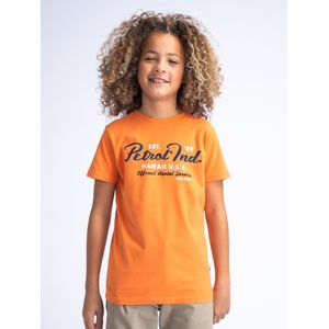 Petrol Industries - Artwork T-shirt Flowerbed - Oranje - 164 - T-shirts met korte mouwen