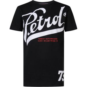 Petrol Industries - Wrecking T-Shirt - Zwart - 128 - T-shirts met korte mouwen