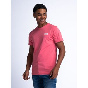 Petrol Industries - Backprint T-shirt Waikiki Beach - Rood - S - T-shirts met korte mouwen