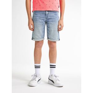 Petrol Industries - Jackson Jogg Denim Short Valencia - Blauw - 164 - Korte spijkerbroeken