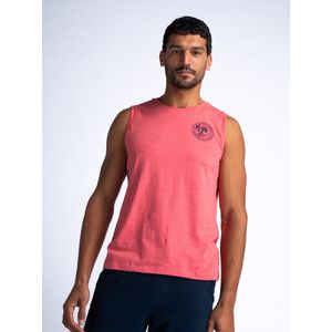 Petrol Industries - Backprint Singlet Cancun - Rood - L - Hemden