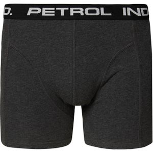 Petrol Industries - Boxershorts Effen Petrol Logo - Zwart - L - Onderbroeken