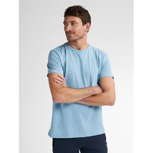 Petrol Industries - Effen T-shirt Waveviewcrest - Blauw - S - T-shirts met korte mouwen