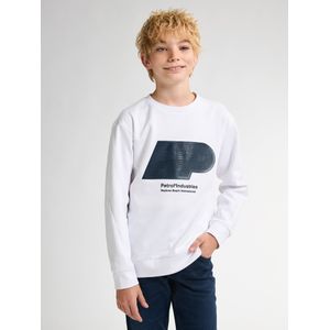 Petrol Industries - Artwork Sweater Harborview - Wit - 152 - Hoodies