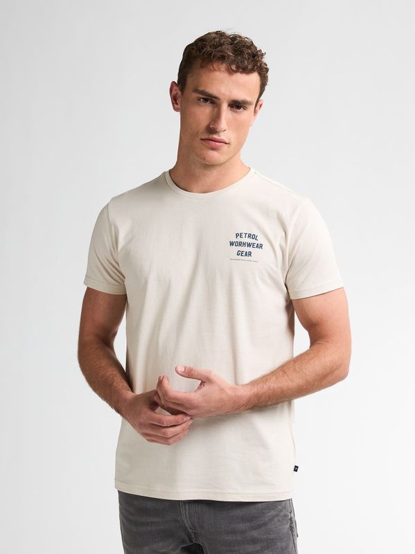 Petrol Industries - Backprint T-shirt Powell - Wit - XXL - T-shirts met korte mouwen